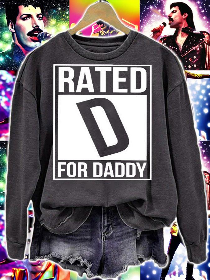 Rated D For Daddy T-Shirt t-shirt sweatshirt