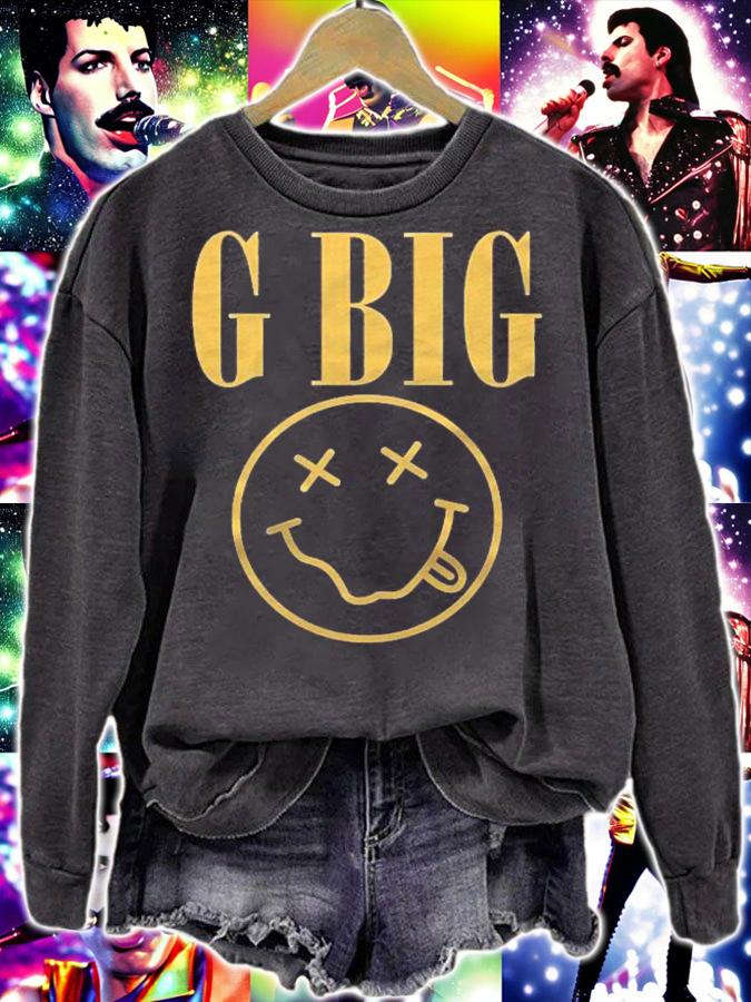 Womens Big Little Sorority Reveal  G Big Rock Theme For Gbig Premium Shirt t-shirt sweatshirt