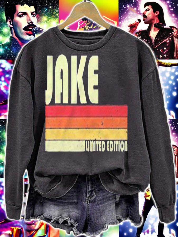 Jake Gift Name Personalized Funny Retro Vintage shirt t-shirt