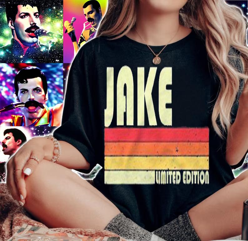 Jake Gift Name Personalized Funny Retro Vintage shirt t-shirt