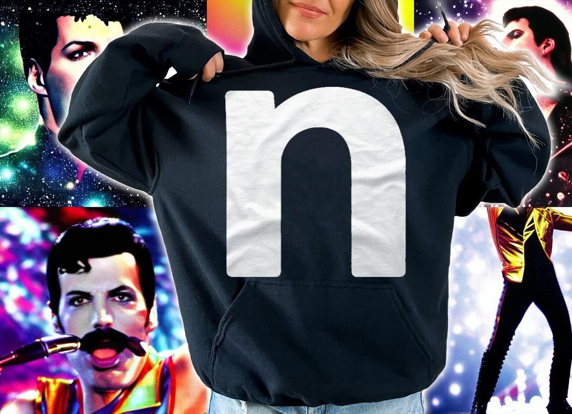 Letter N Lower Case Alphabet Matching Halloween Abc Shirt t-shirt hoodie