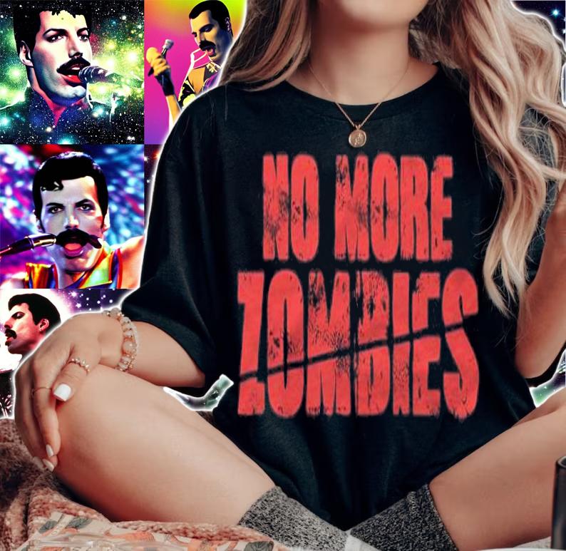 No more Zombies T-shirt t-shirt woman shirt