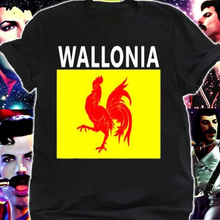 Wallonia Flag Design Walloon Belgium Culture T-SHirt t-shirt shirt