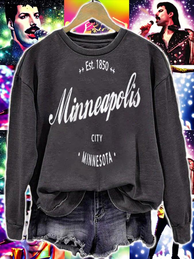 Classic Minneapolis Minnesota Mn State Retro Vintage Style Shirt