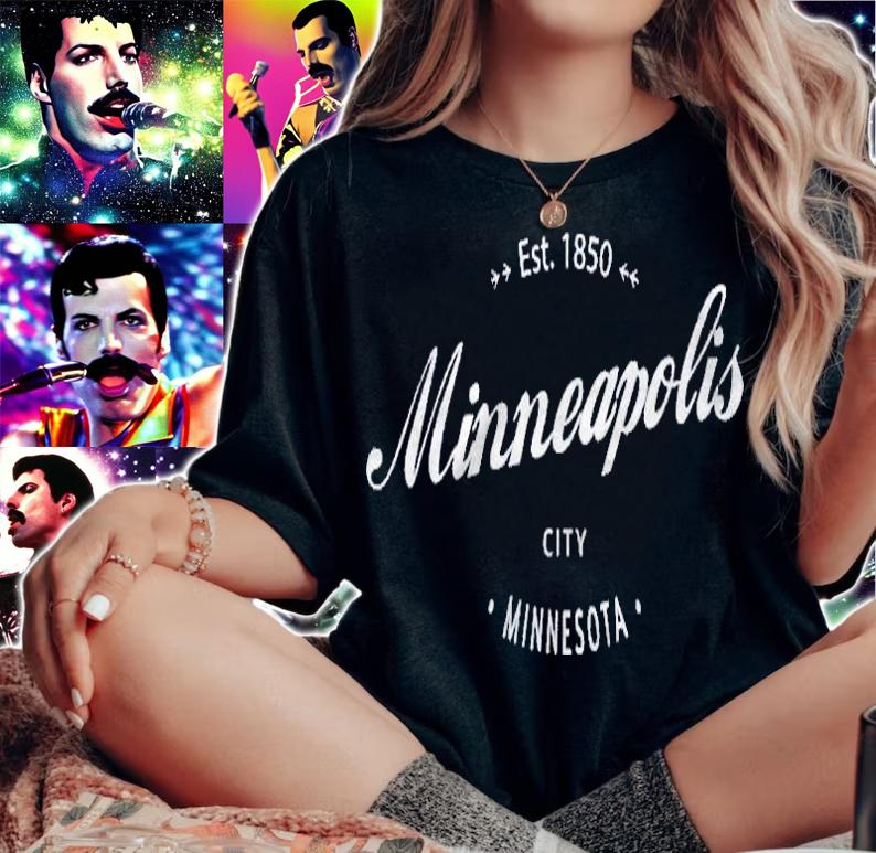Classic Minneapolis Minnesota Mn State Retro Vintage Style Shirt