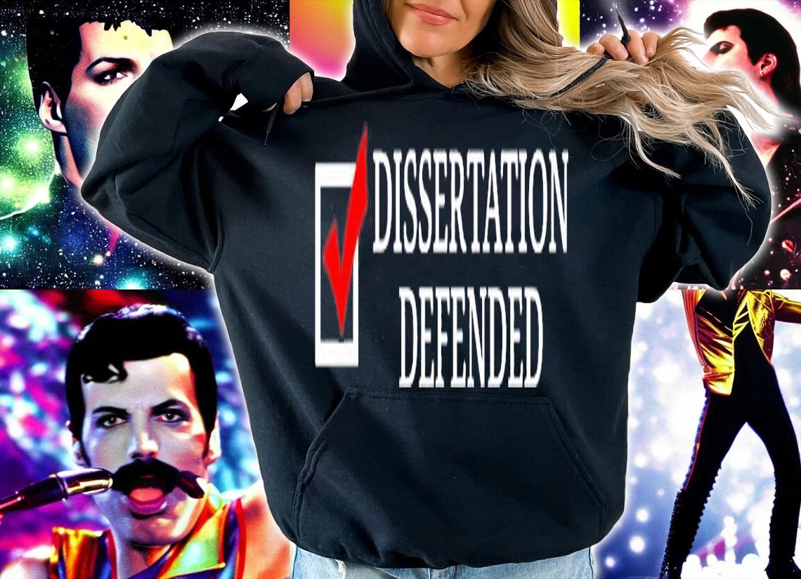 Dissertation Defended Check T-Shirt
