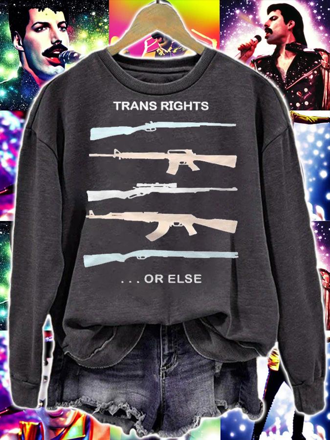 Guns trans rights or else T-shirt