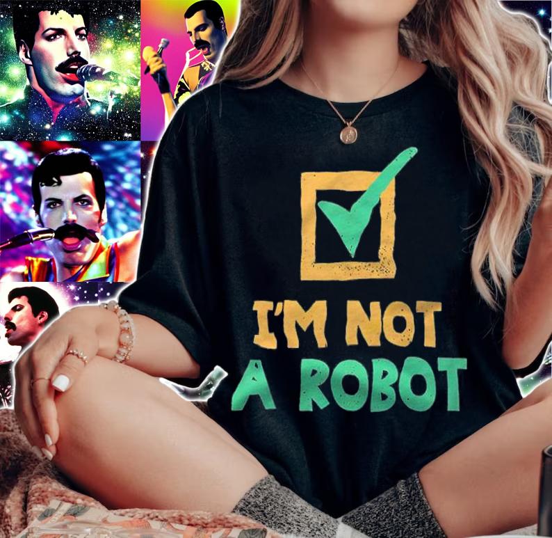 I'm Not A Robot T-shirt woman shirt