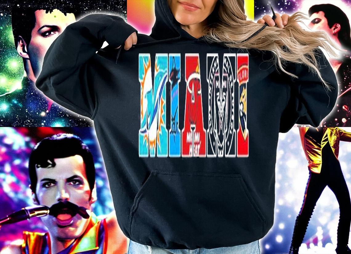 Miami Sport Teams Dolphins Marlins Heat Florida Panthers Shirt hoodie