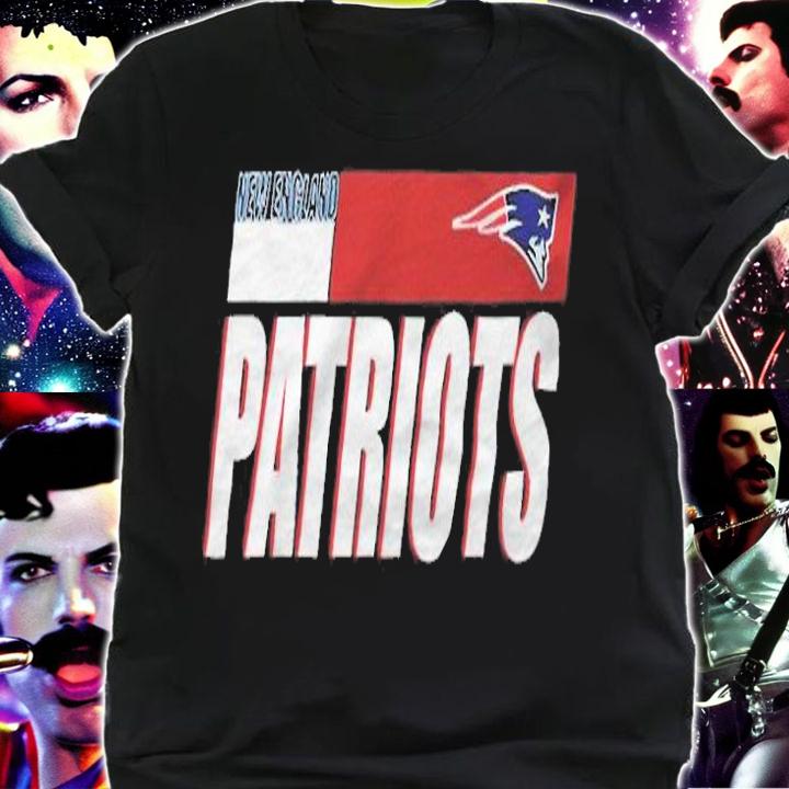 New England Patriots logo flag T-shirt