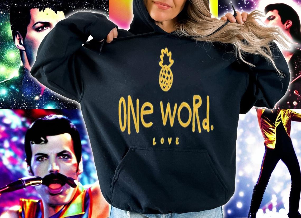 Pineapples one word love T-shirt