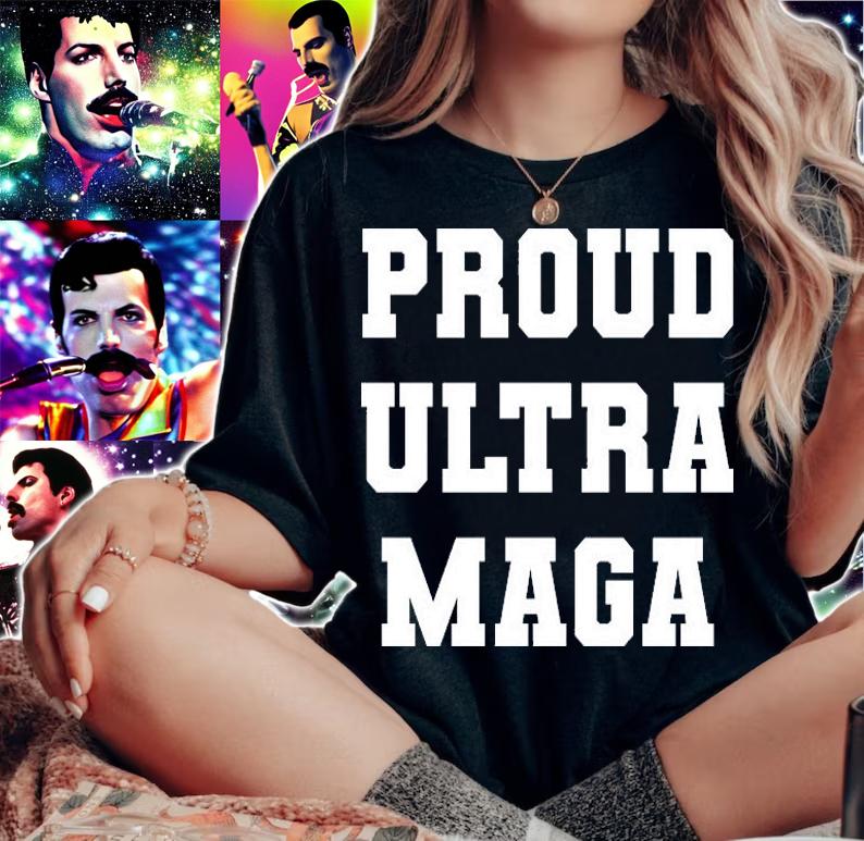 Proud Ultra MAGA Varsity USA United States Of America T-Shirt