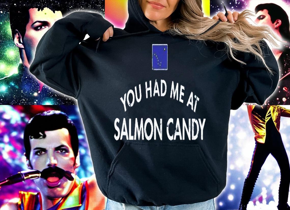 Smoked Salmon Candy Sweet Sugar Maple Syrup Snack Treat Fish T-Shirt hoodie