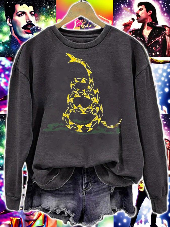 Don't Tread on Me Historical Gadsden Flag Military T-Shirt sweatshirt