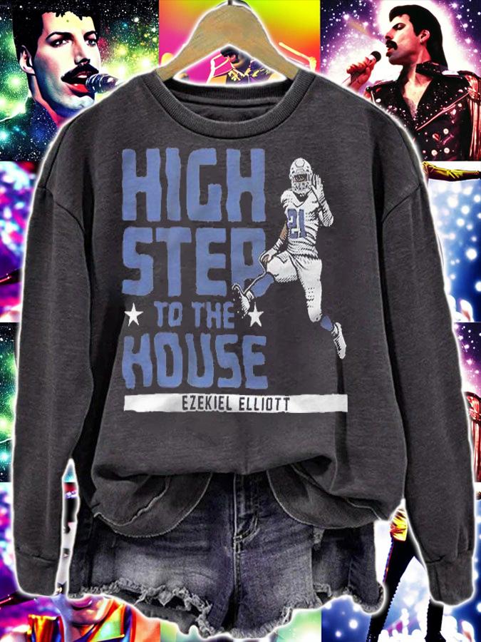 Ezekiel Elliott High Step to the house shirt sweatshirt