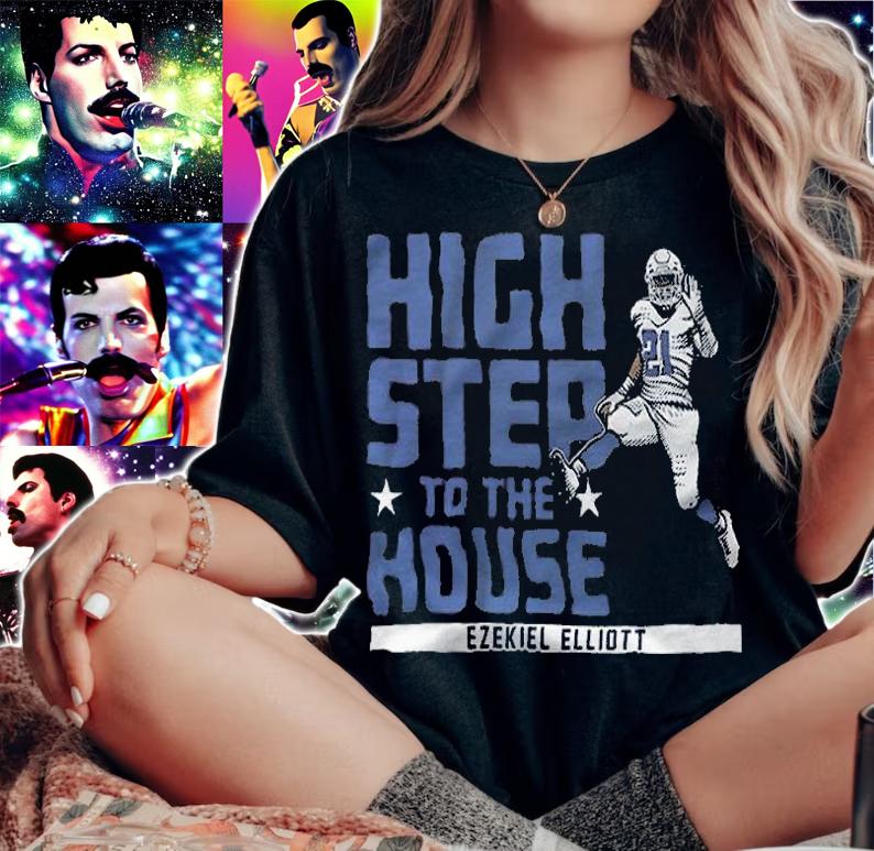 Ezekiel Elliott High Step to the house shirt woman shirt
