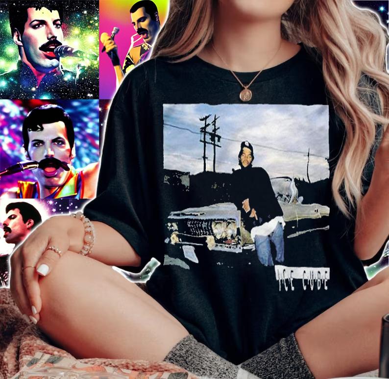 Ice Cube logo T-shirt woman shirt