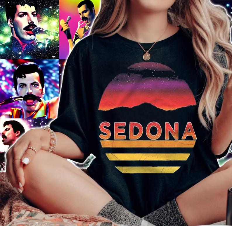 Retro Vintage Sedona Arizona Az Gift Shirt woman shirt