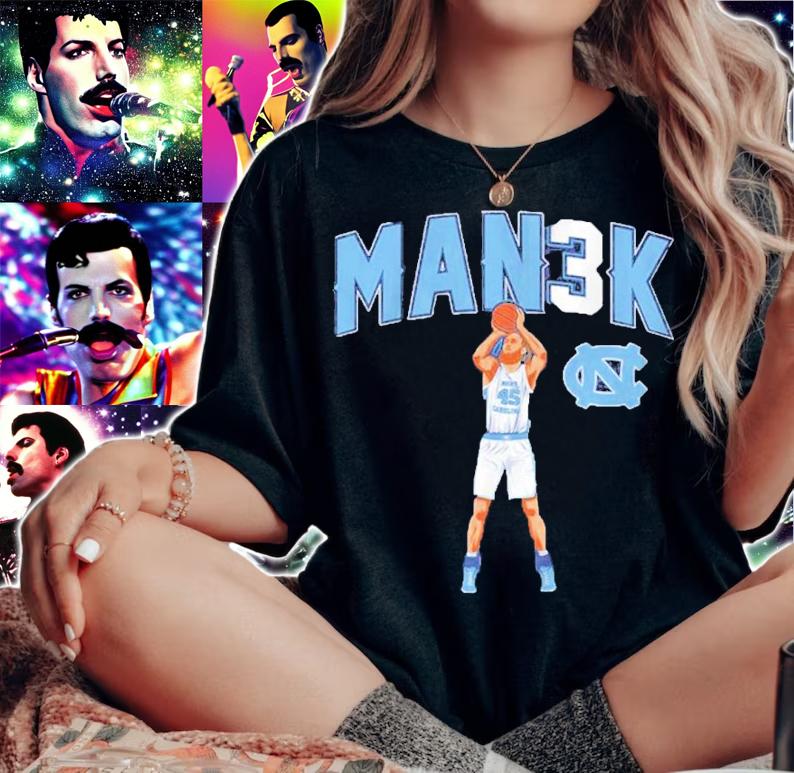 UNC Basketball Brady Manek Man3k Shirt