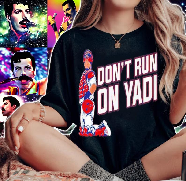 Yadier Molina Don't Run On Yadi Shirt woman shirt