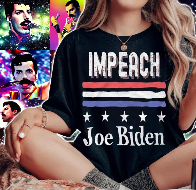 Impeach Biden Basic T-Shirt woman shirt
