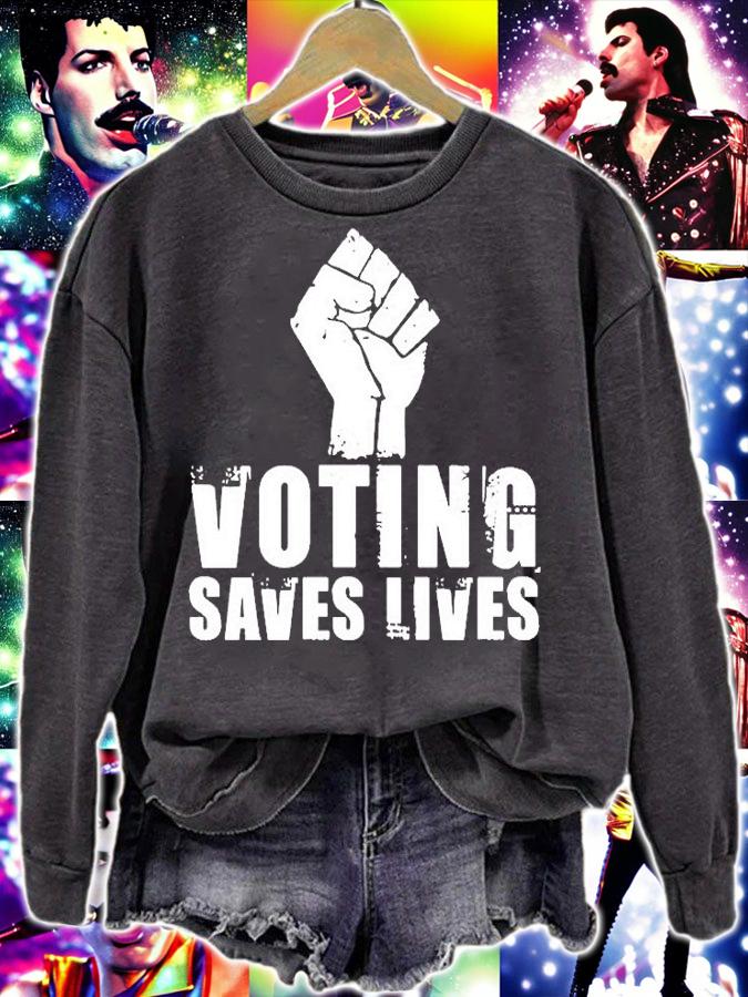 Rainy Studios Voting Saves Lives T-Shirt