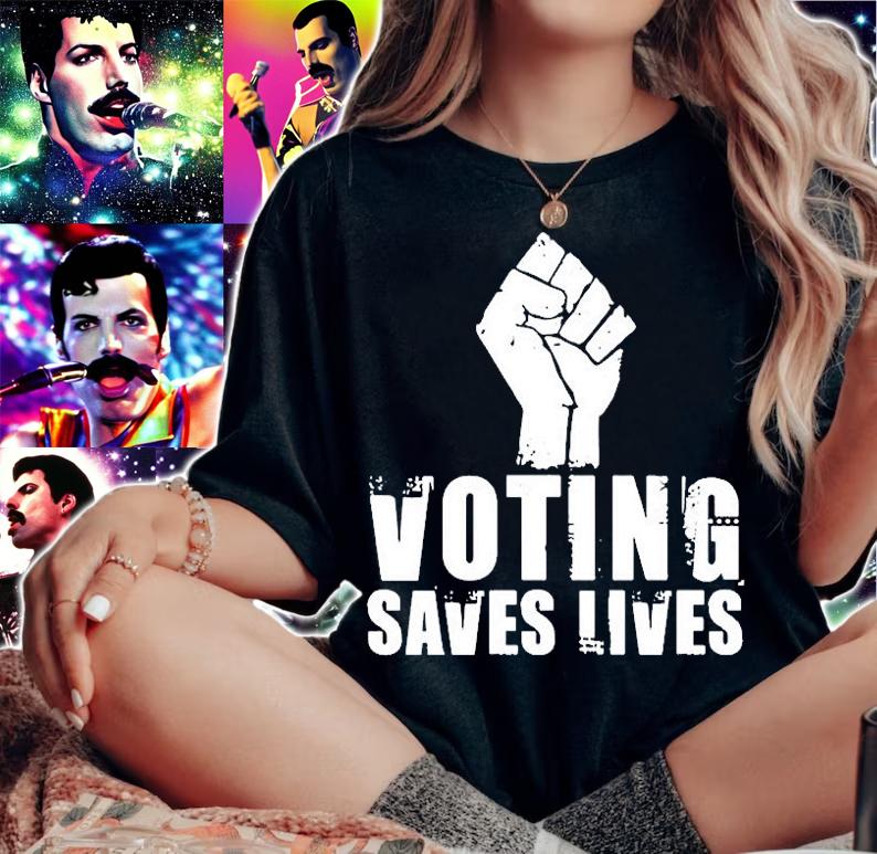 Rainy Studios Voting Saves Lives T-Shirt