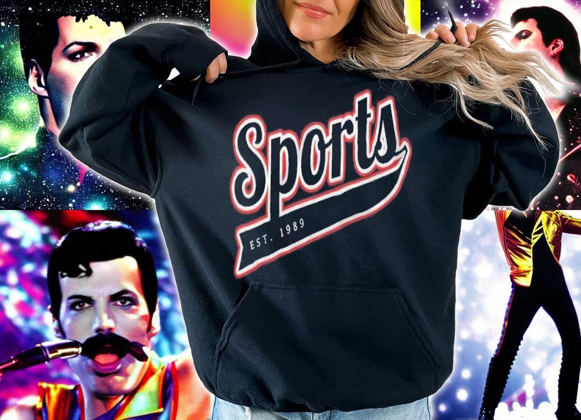 Sports est 1989 logo T-shirt hoodie