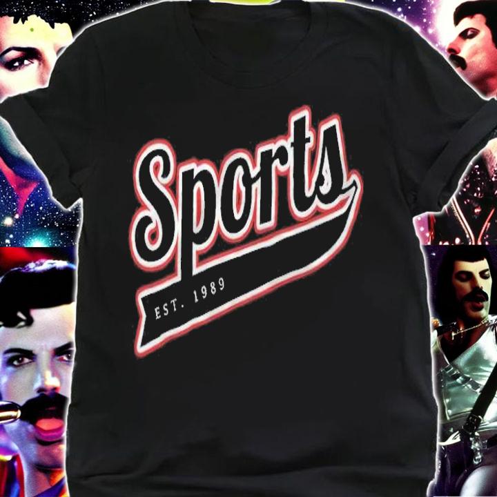 Sports est 1989 logo T-shirt shirt