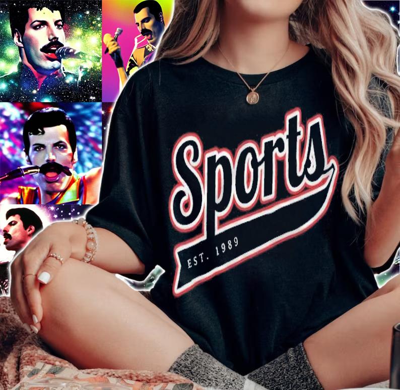 Sports est 1989 logo T-shirt woman shirt