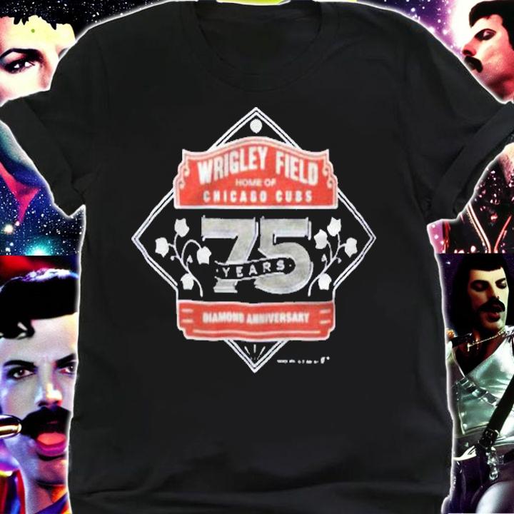 Vintage 80s chicago cubs wrigley field 75th anniversary shirt shirt
