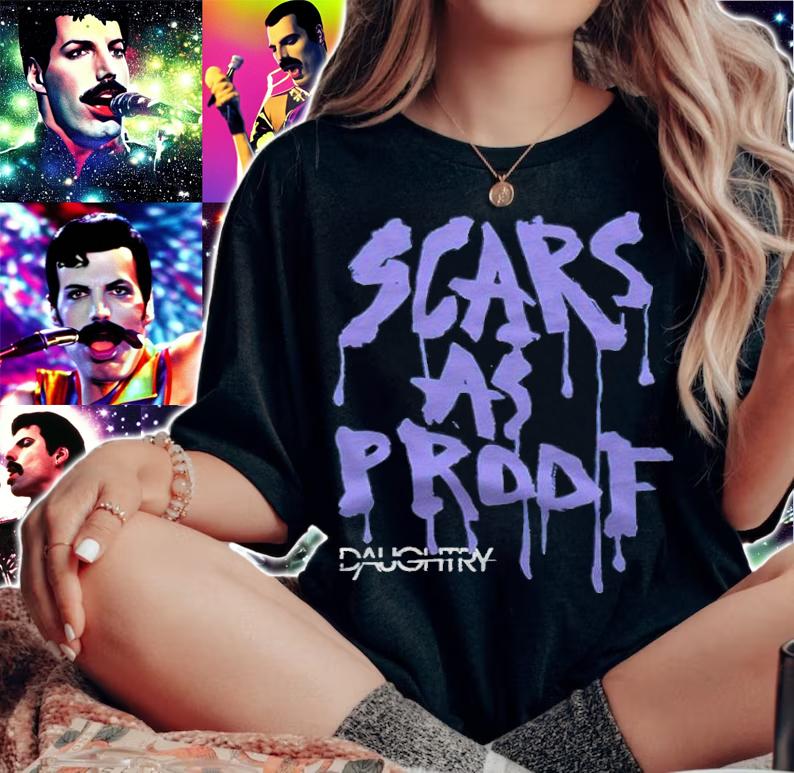 Daughtry scars as proof T-shirt woman shirt