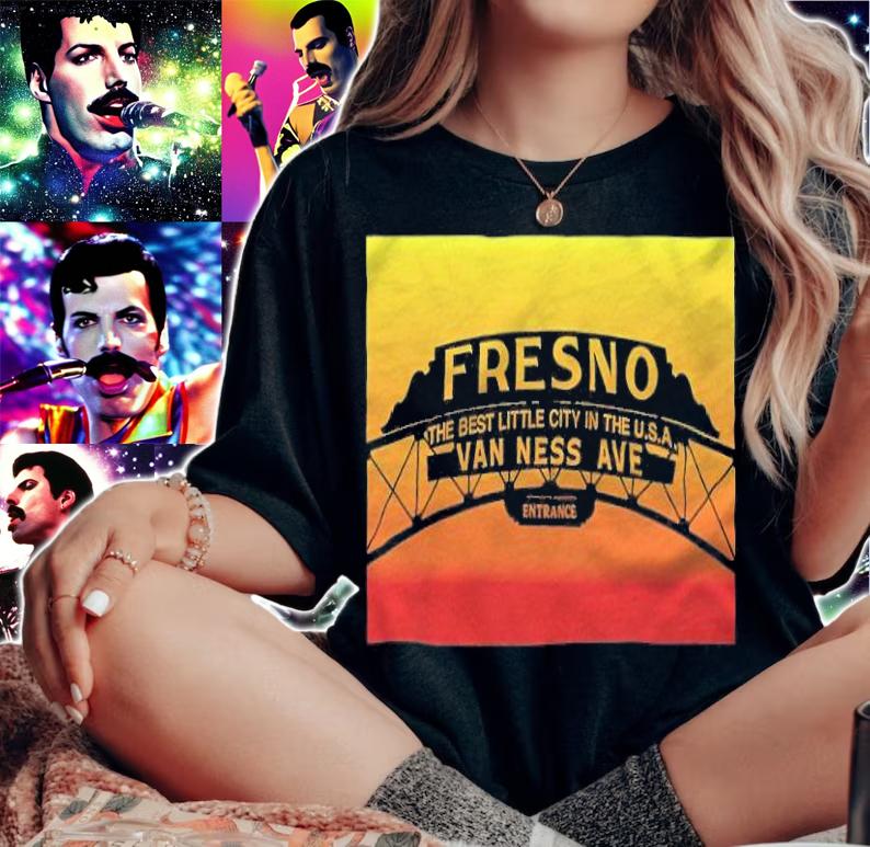 Fresno the best little city in the Usa Van Ness Ave entrance T-shirt