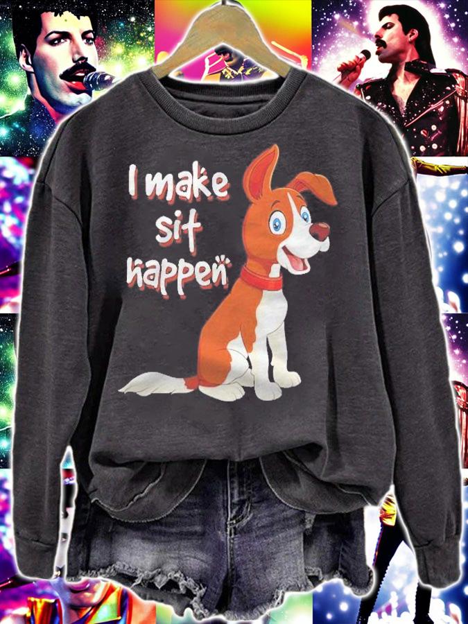 I Make Sit Happen Cute Dog Trainer Shirt