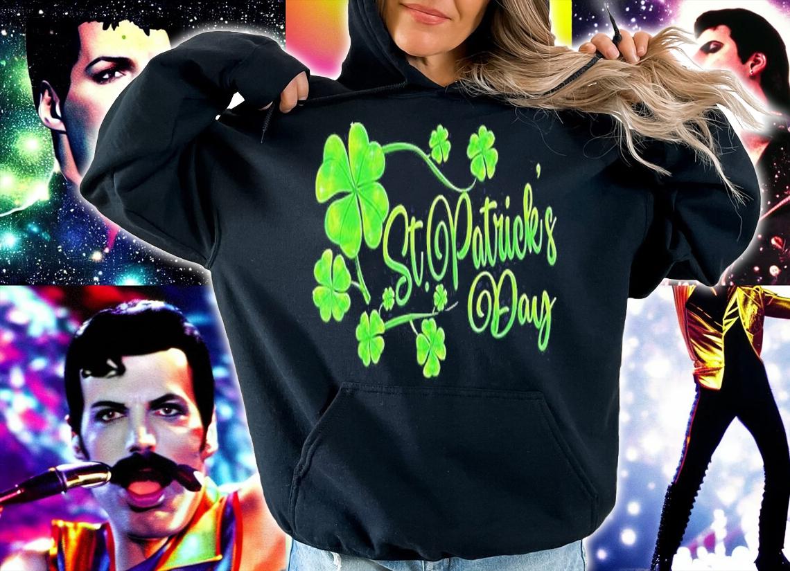 Irish Shamrock And Happy St Patrick's Day T-Shirt hoodie