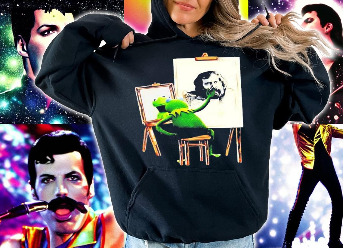 Kermit The Frog Painting Jim Henson Shirt hoodie