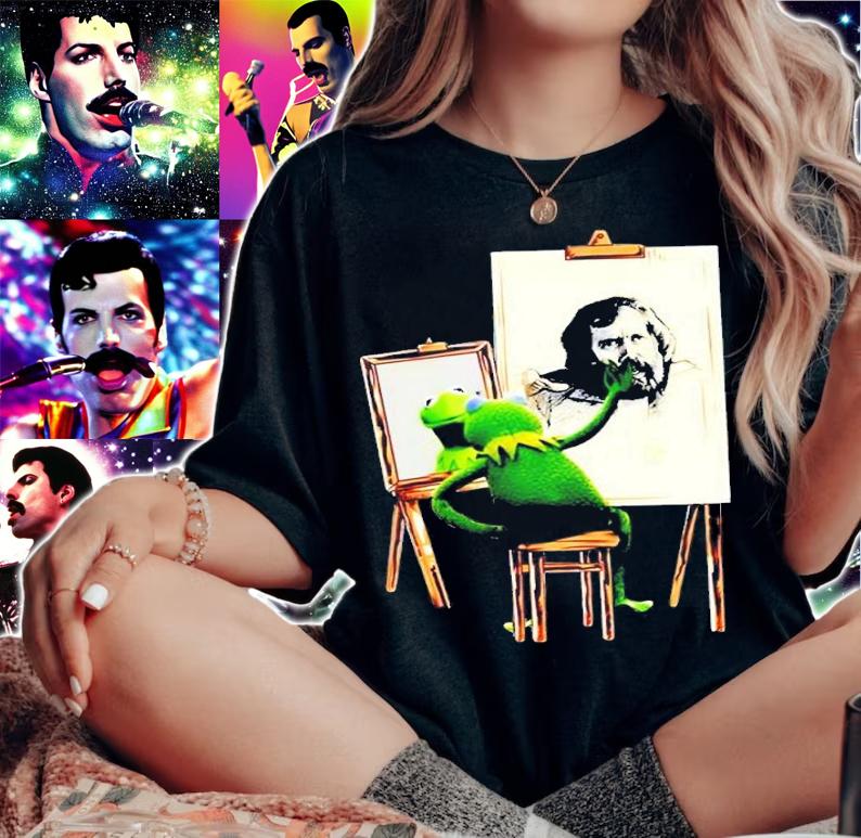 Kermit The Frog Painting Jim Henson Shirt woman shirt