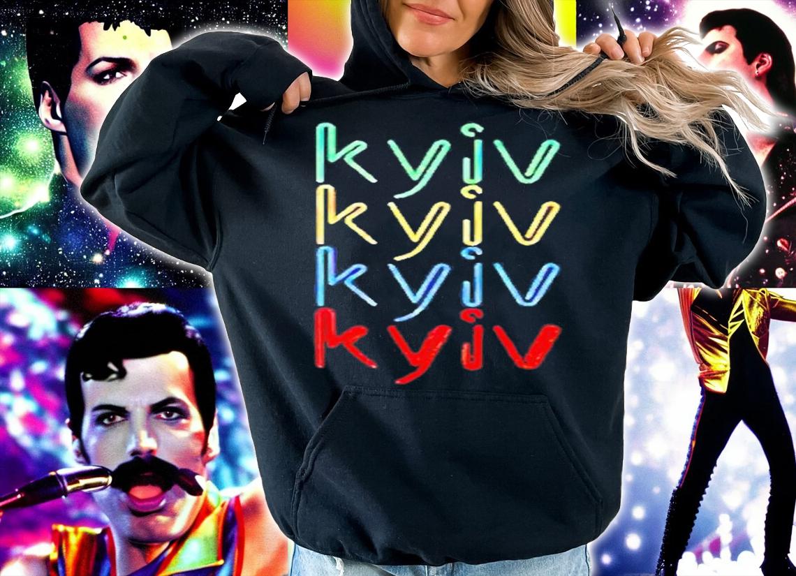Stand With Kyiv Ukraine T-Shirt hoodie