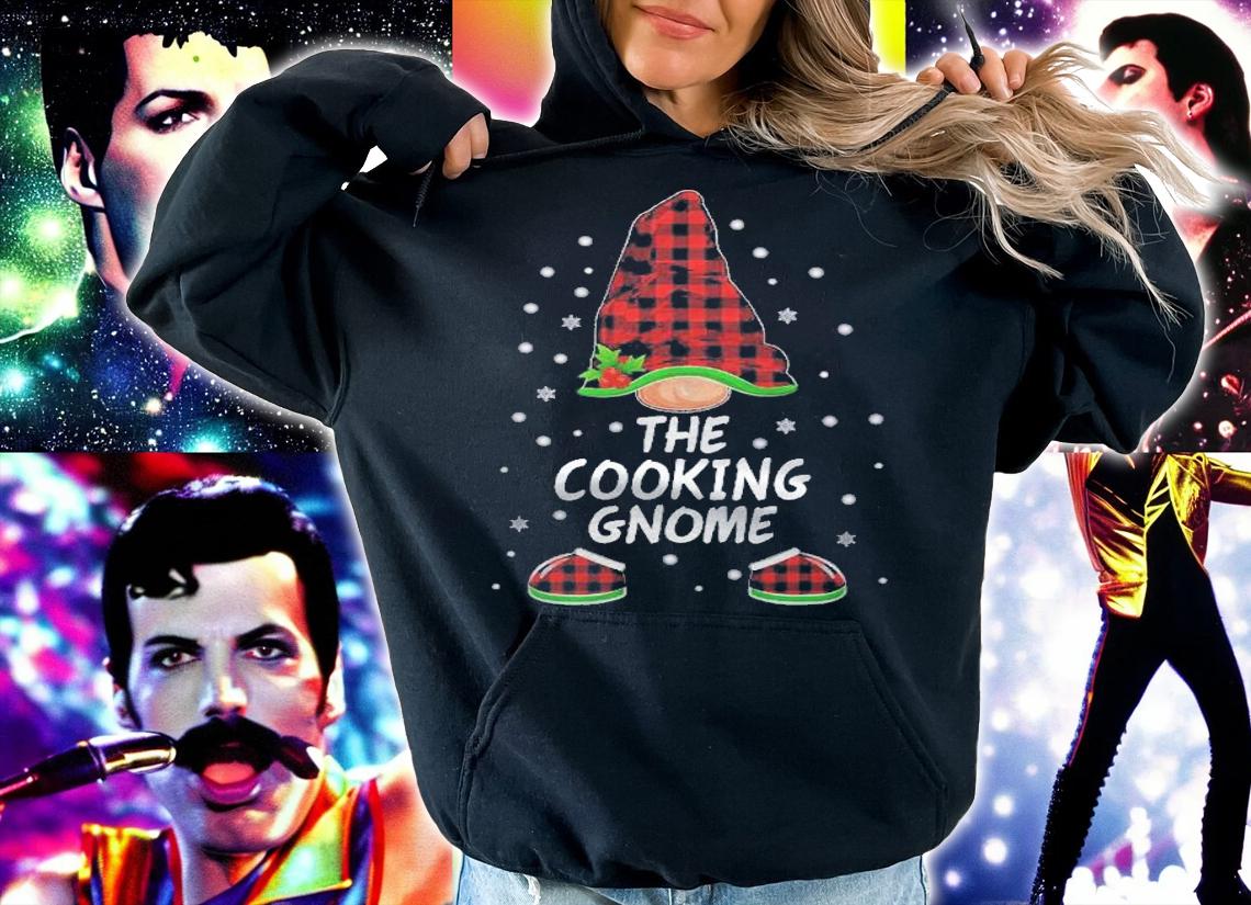 The Cooking Gnome Red Plaid Matching Family Merry Christmas Shirt hoodie