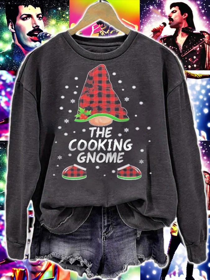 The Cooking Gnome Red Plaid Matching Family Merry Christmas Shirt sweatshirt
