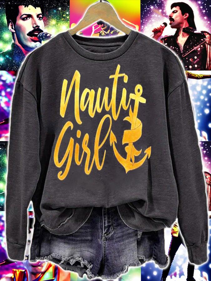 Womens Nauti Girl Men Women Gift Shirt