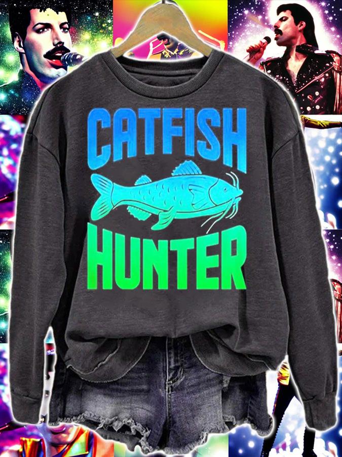 Catfish Hunter Catfishing Fish Fisher Shirt sweatshirt