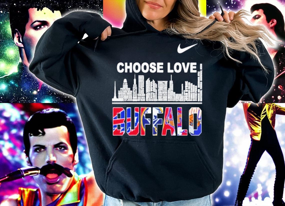City Choose Love Buffalo Stop Hate End Racism Shirt hoodie