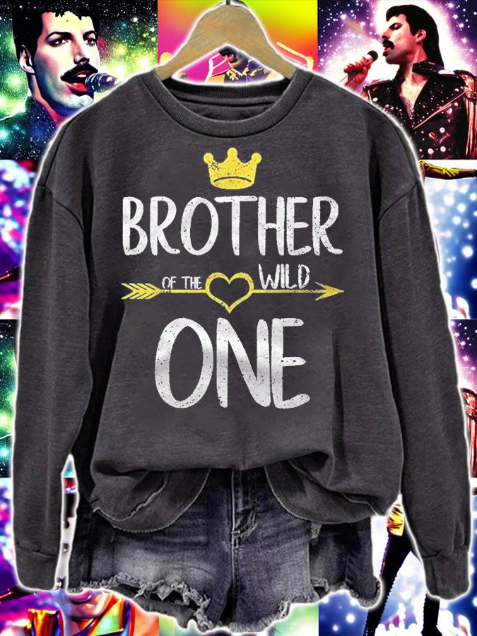 Cute 1St Birthday First Thing Gift Brother Of The Wild One Shirt sweatshirt