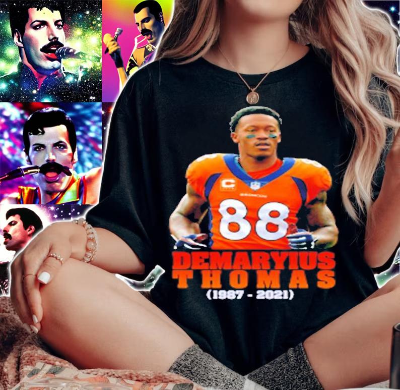 Demaryius Thomas Football Player, Rip Demaryius Thomas T-Shirt woman shirt