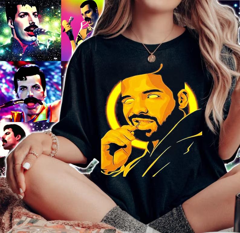 Drake Rapper Illustration T-Shirt