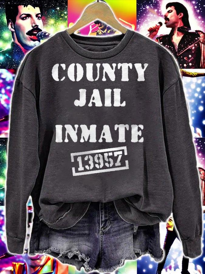 Funny County Jail Inmate 13957 Cute Present For Boys Costume Halloween Shirt