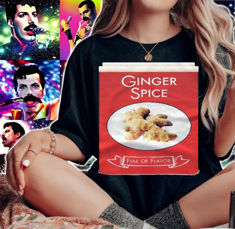 Ginger Spice Tin Girls Matching Halloween Costume Raglan Baseball Shirt