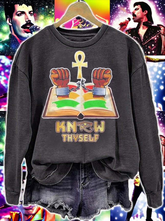 Know Thyself African Ank Eye Of Horus Chains Pullover Shirt sweatshirt