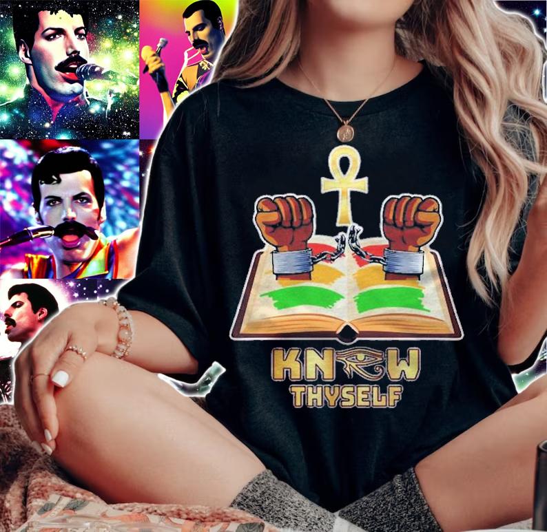 Know Thyself African Ank Eye Of Horus Chains Pullover Shirt woman shirt